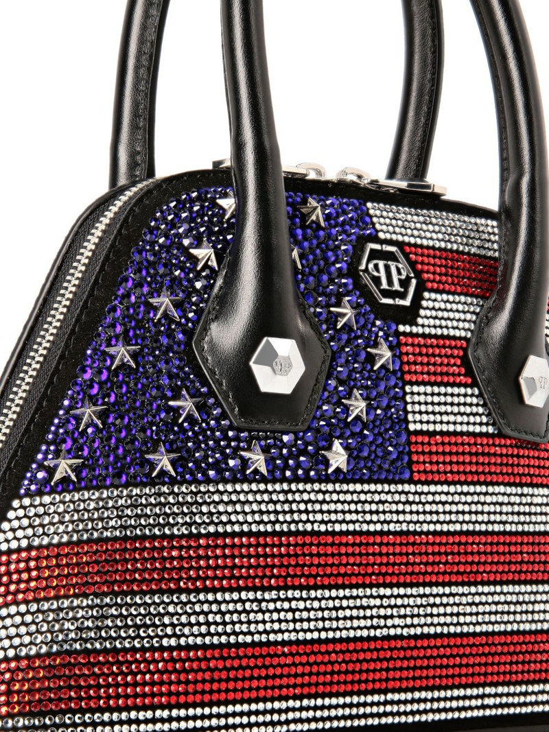 rhinestone-embellished tote bag 3