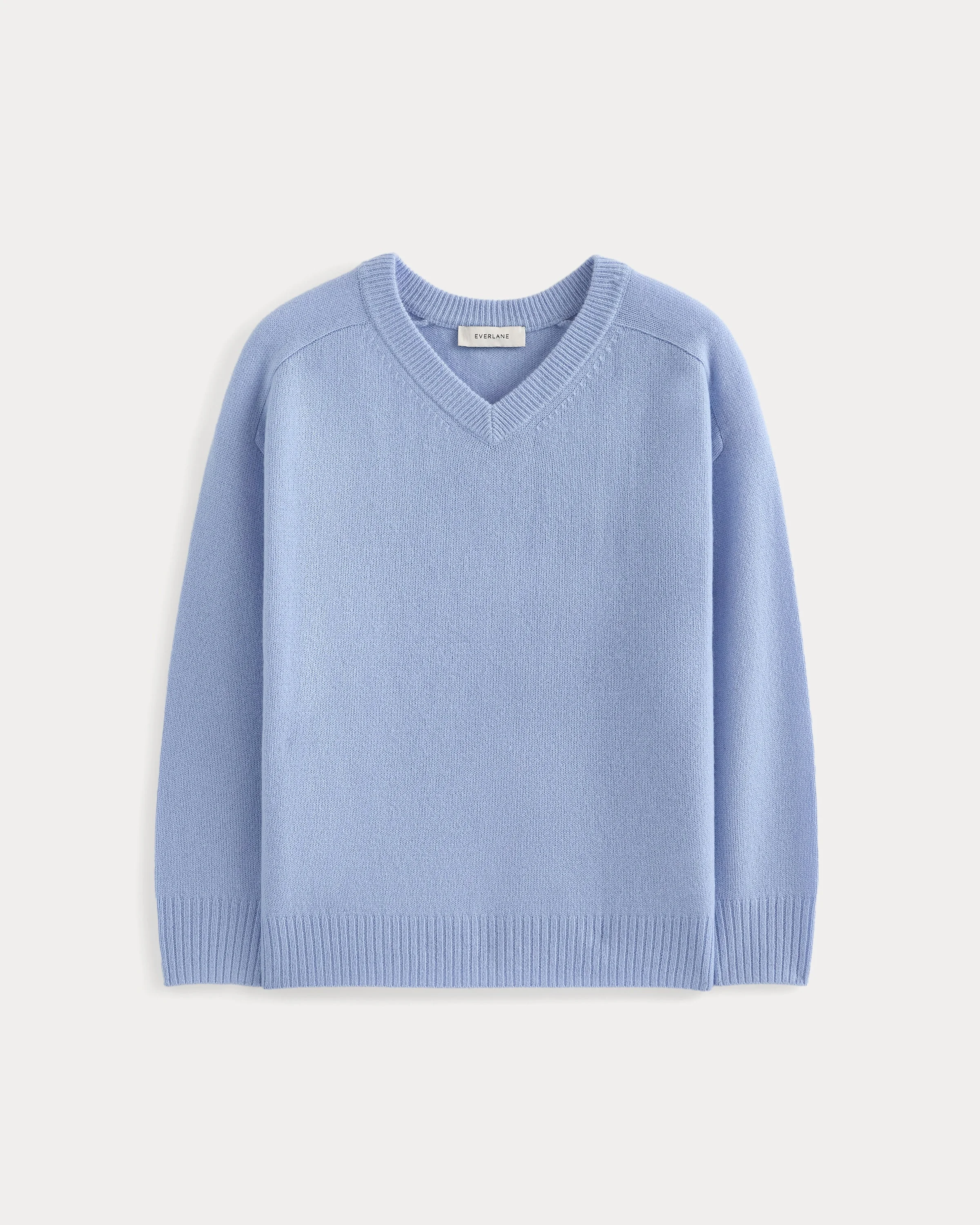 CASHMERE HIGH V BOYFRIEND SWEATER - 1