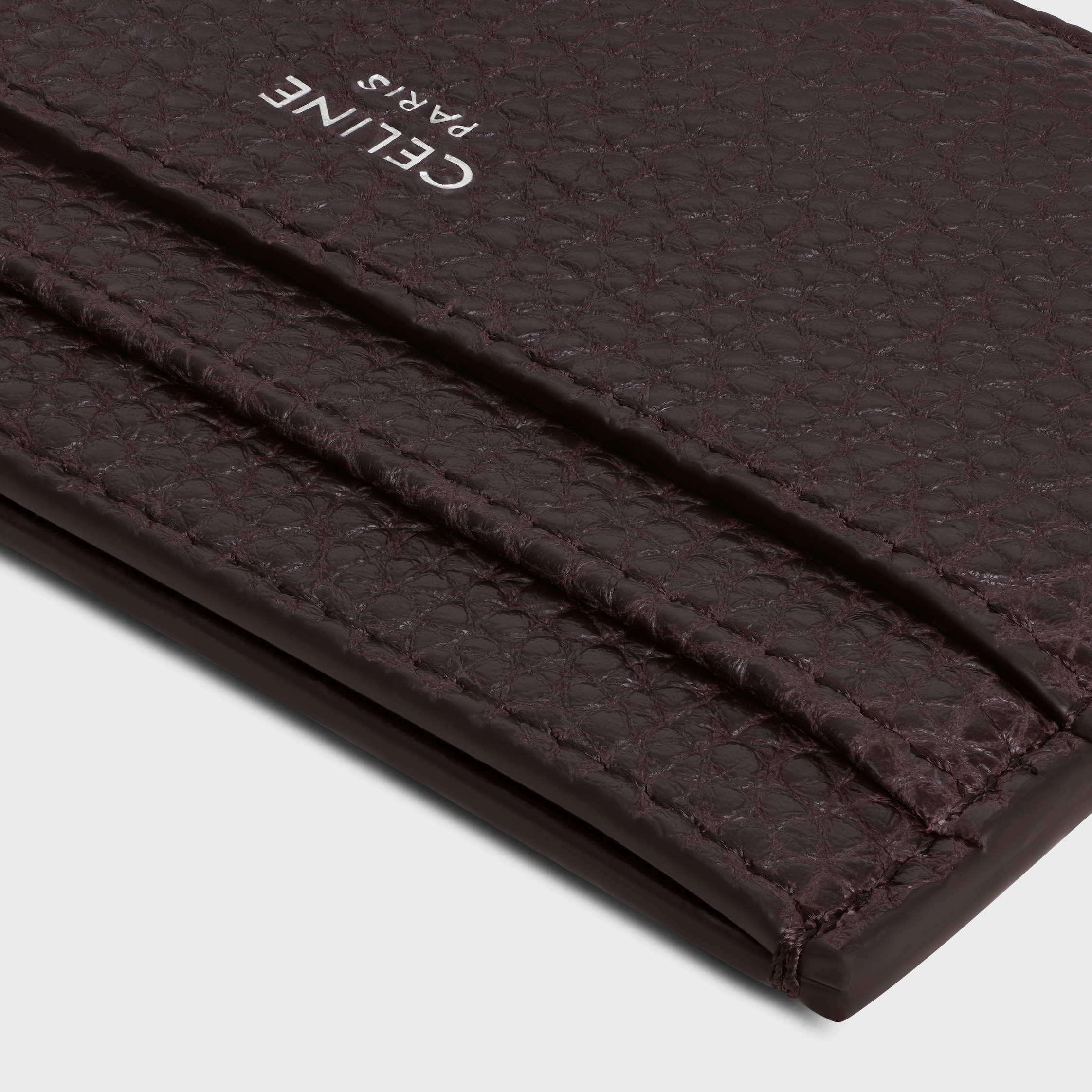 MEDIUM CARD HOLDER IN GRAINED CALFSKIN - 4