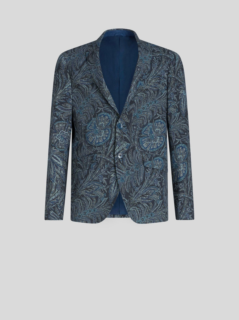 JACKET WITH FOLIAGE PATTERN 1