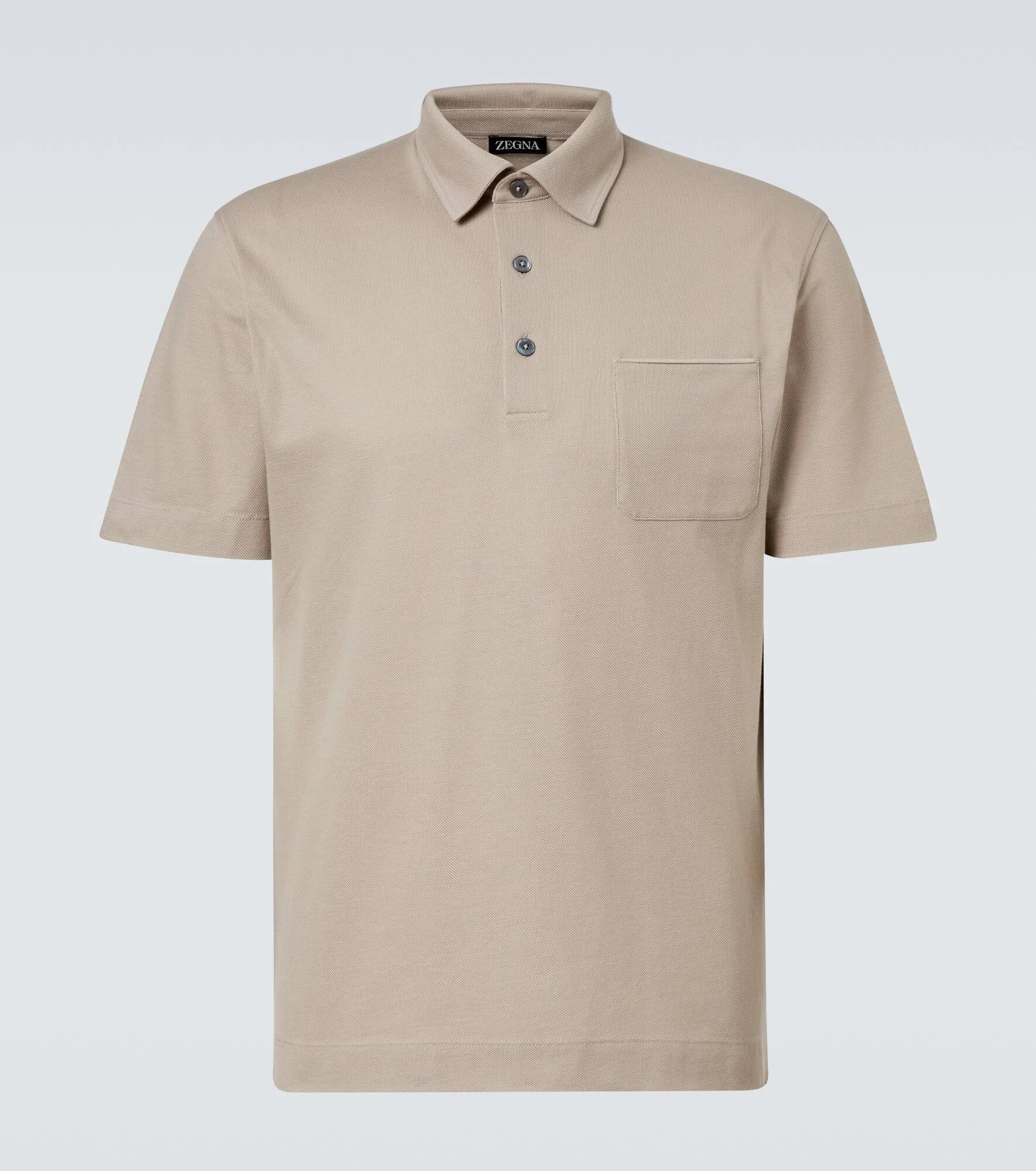 Cotton polo shirt - 1