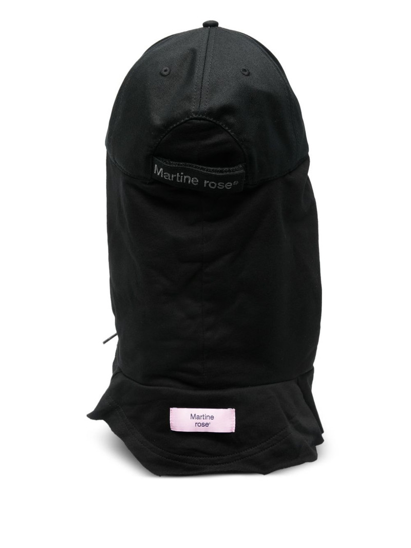 Martine Rose embroidered hooded cap outlook