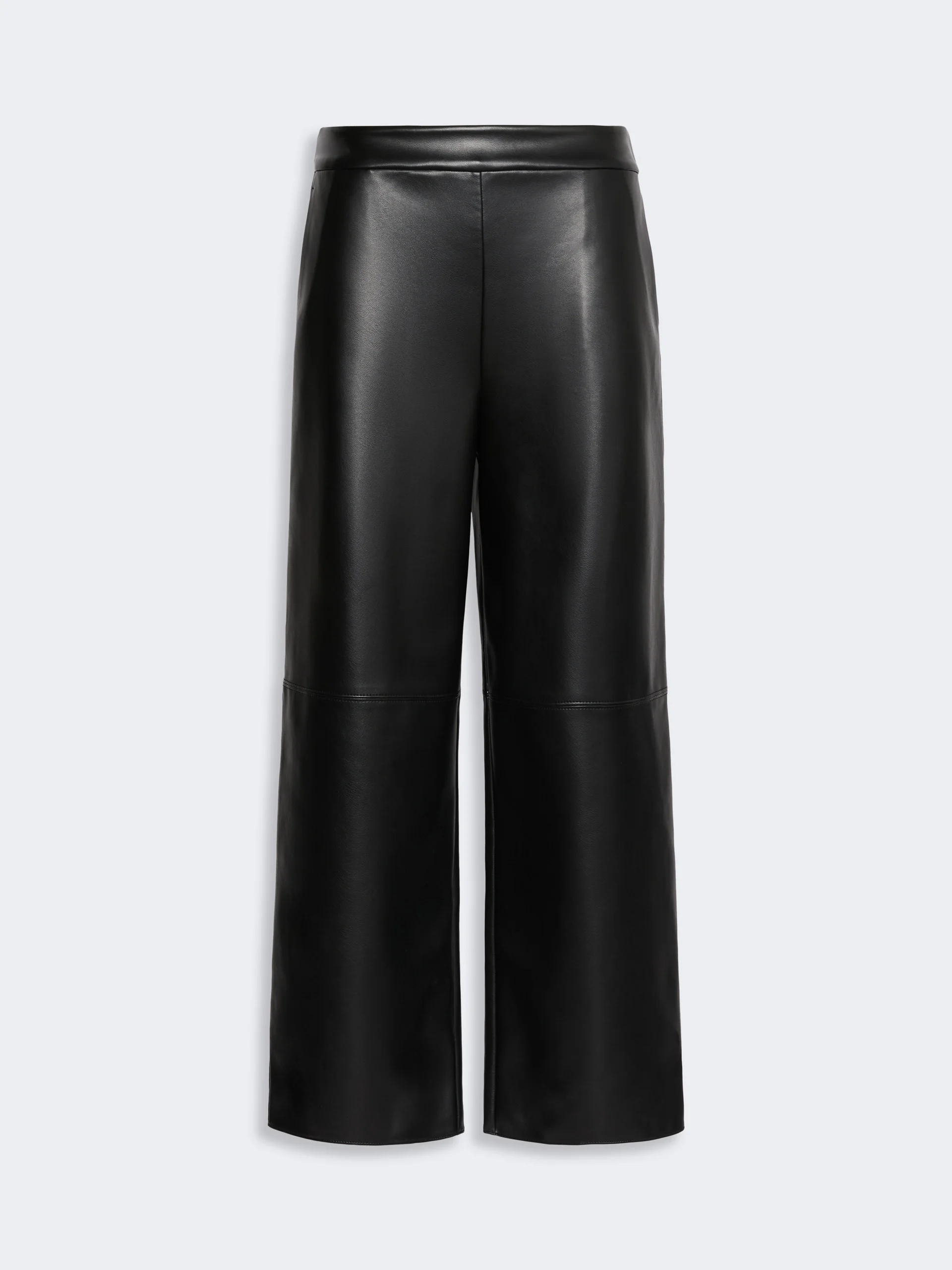 AMATI Coated jersey trousers - BLACK - 1