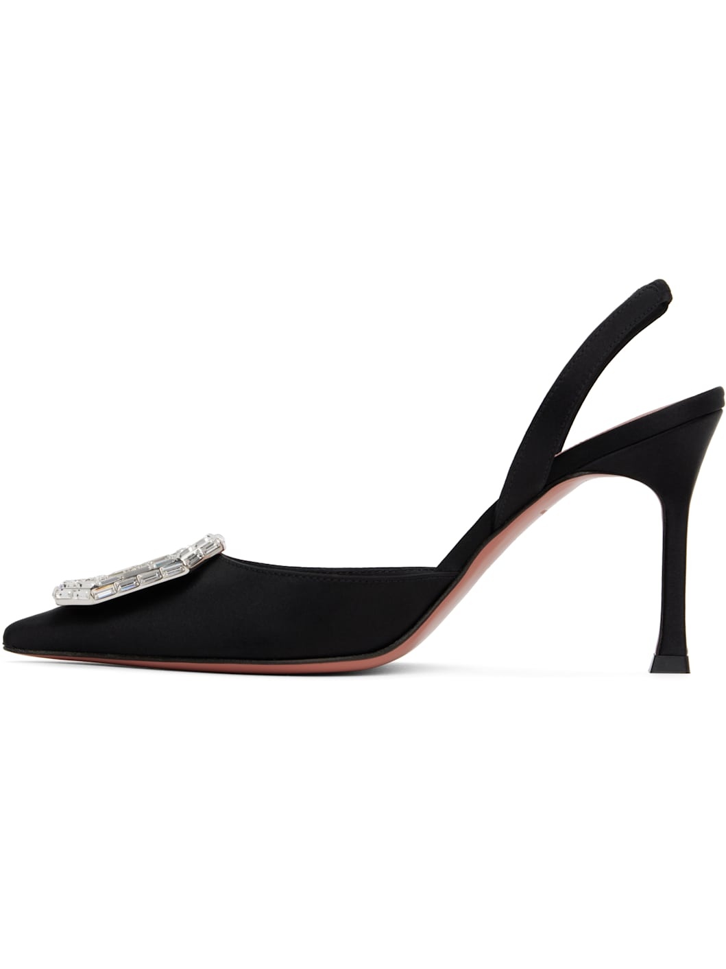 Black Camelia Sling 90 Heels - 3