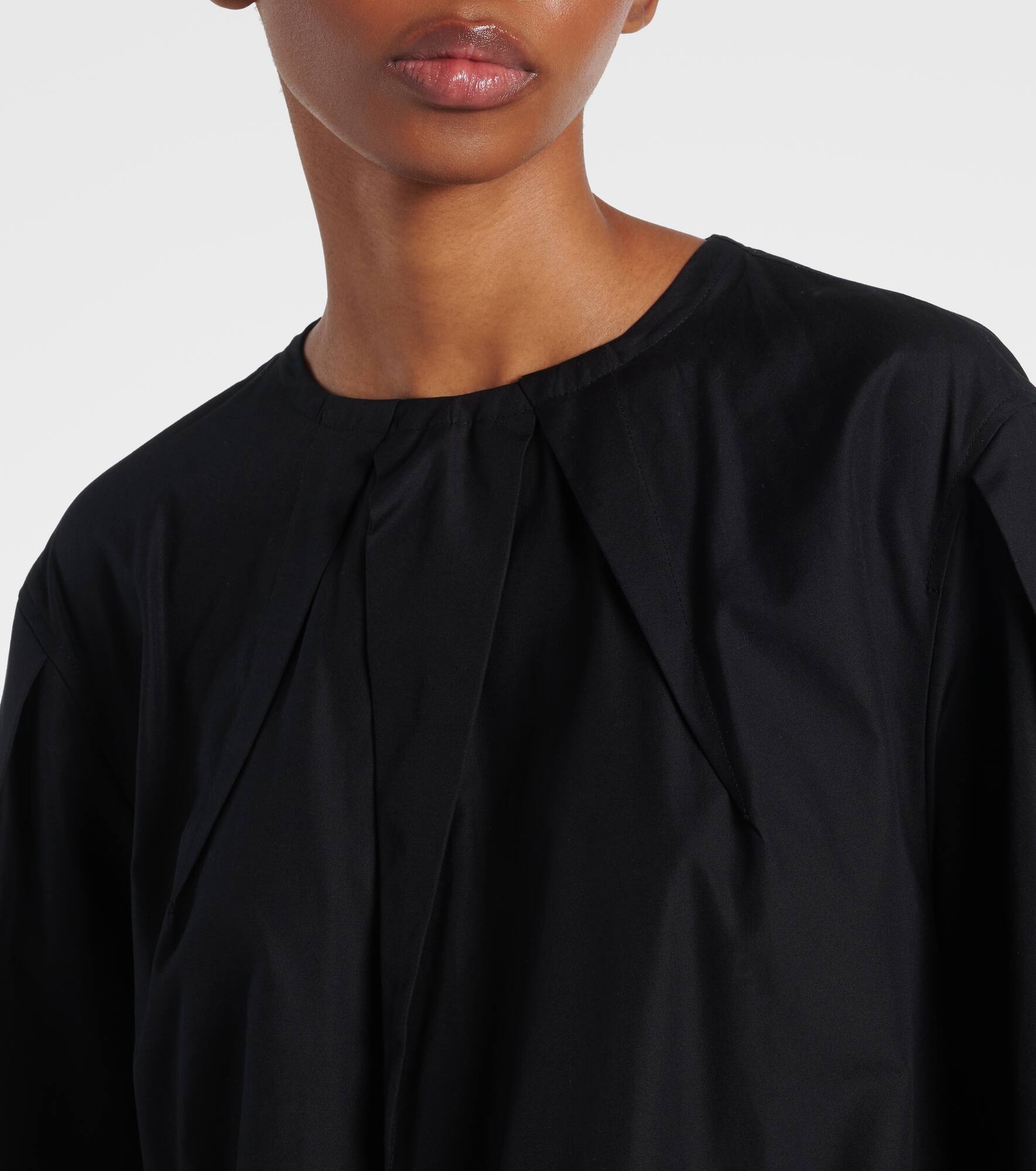 Liriche cotton poplin midi dress - 4
