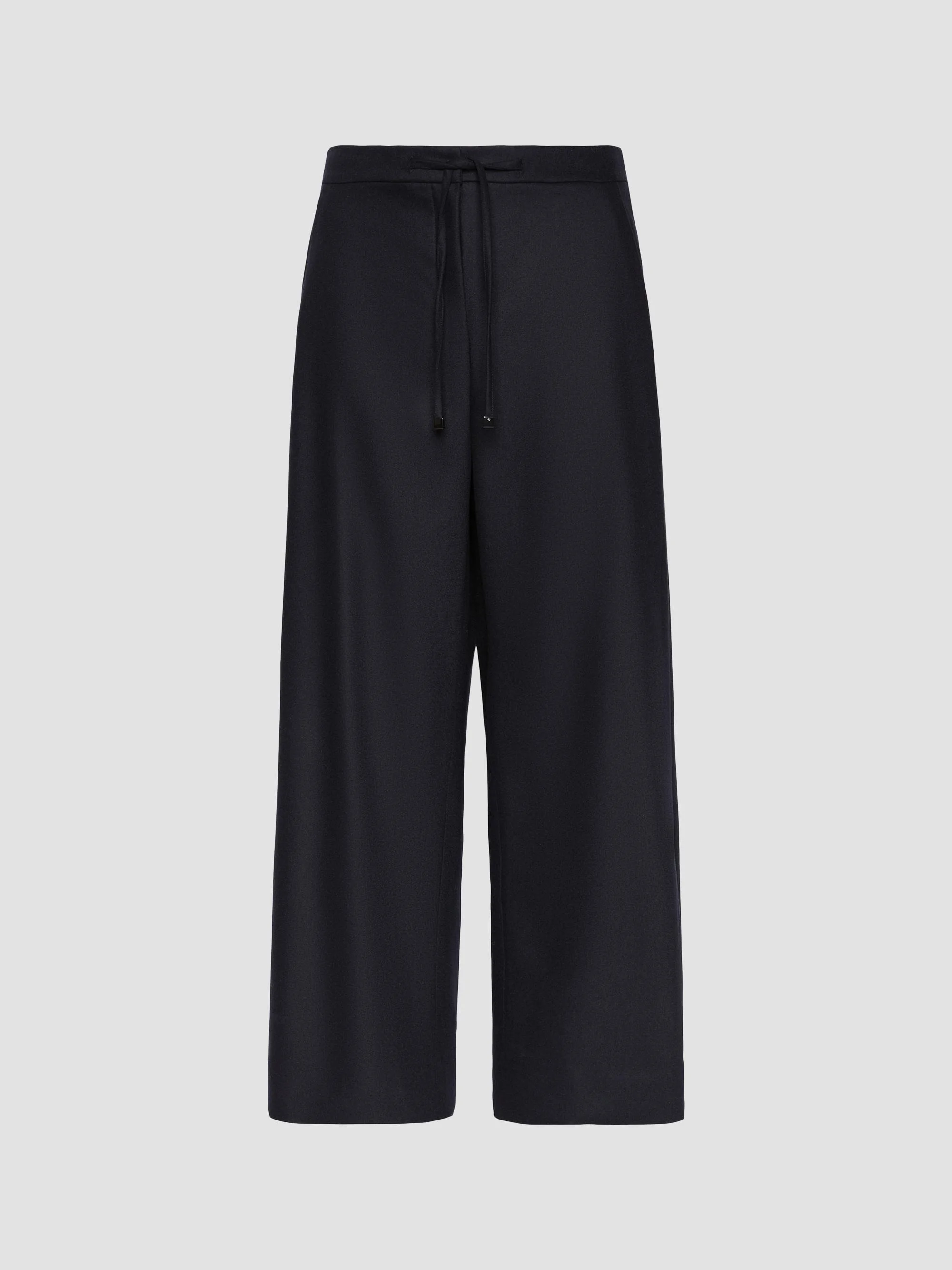 Women's Stretch Wool Joggers - Midnight Blue - 1