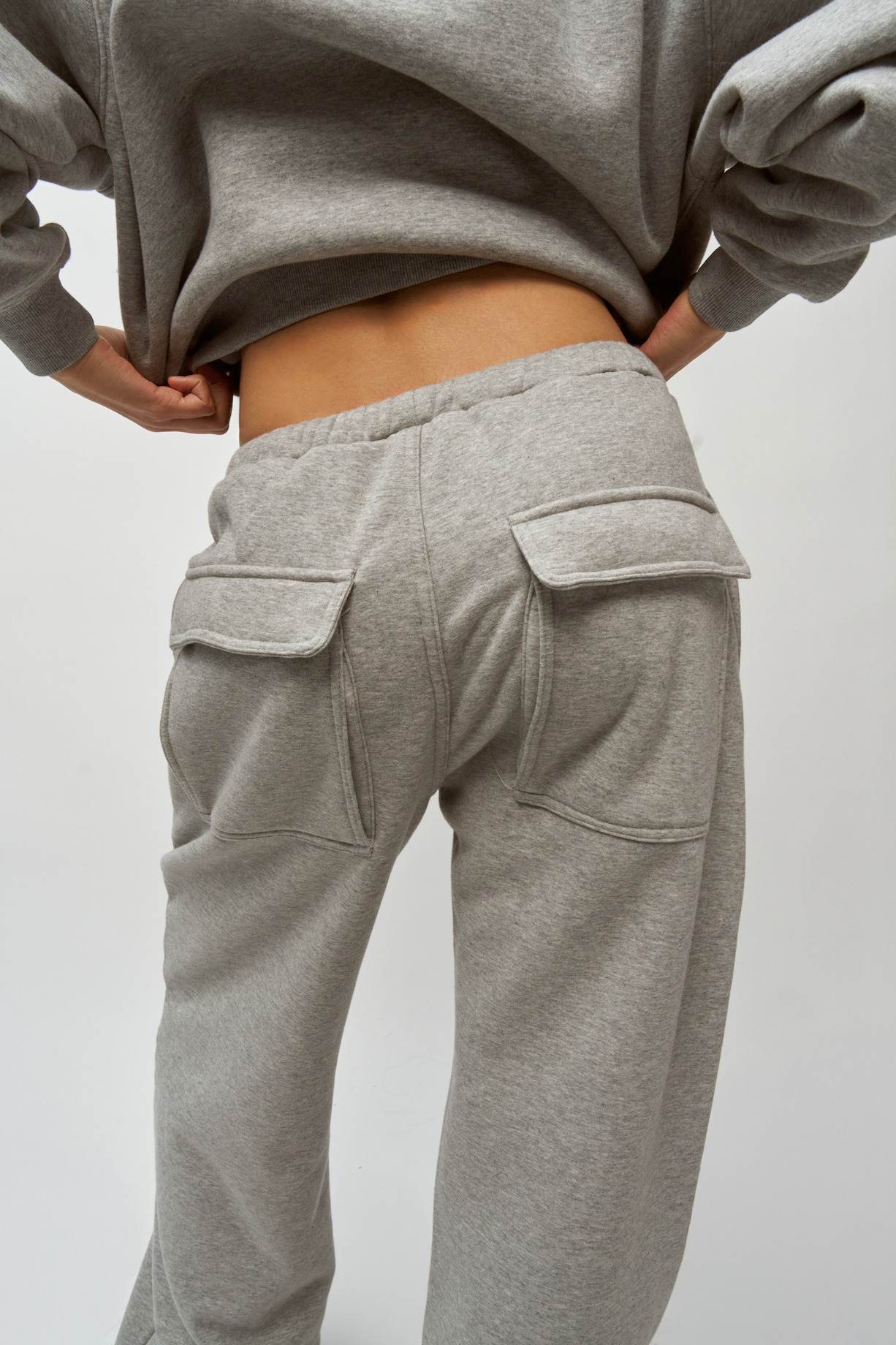 FLEECE CARGO SWEATPANT - 4