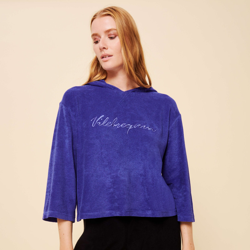 Women Terry Sweatshirt Solid 3