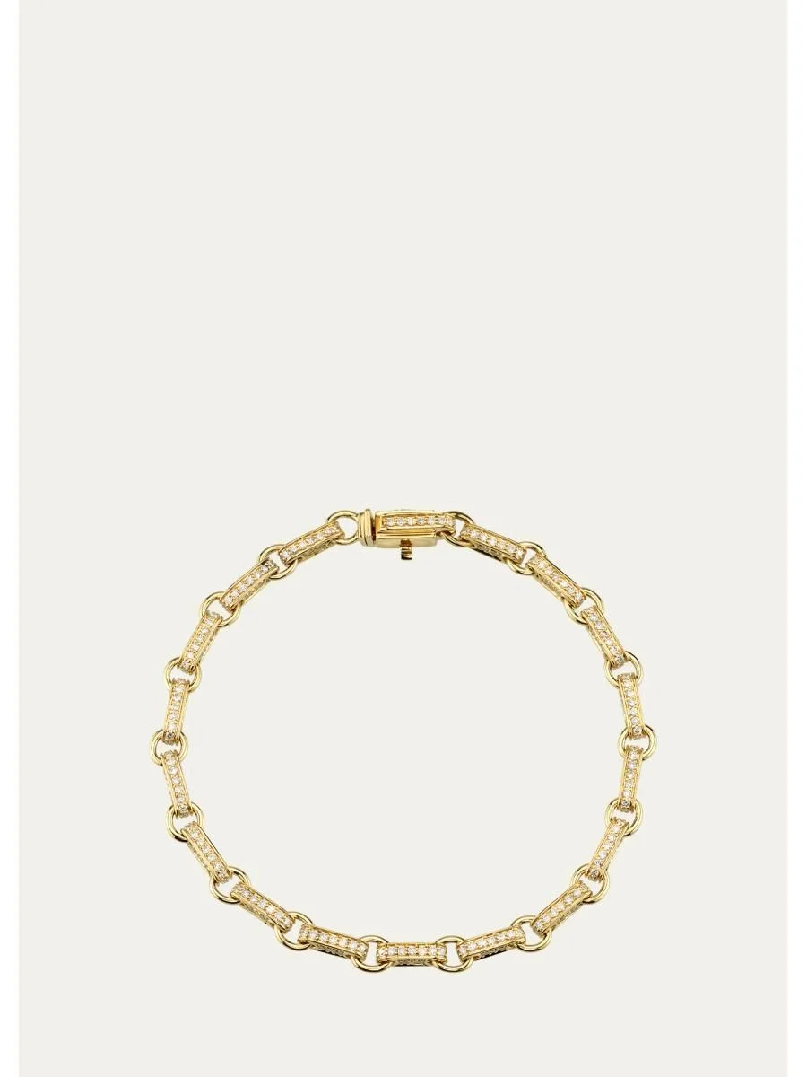14K Yellow Gold & 2.134 TCW Diamond Bracelet - 1