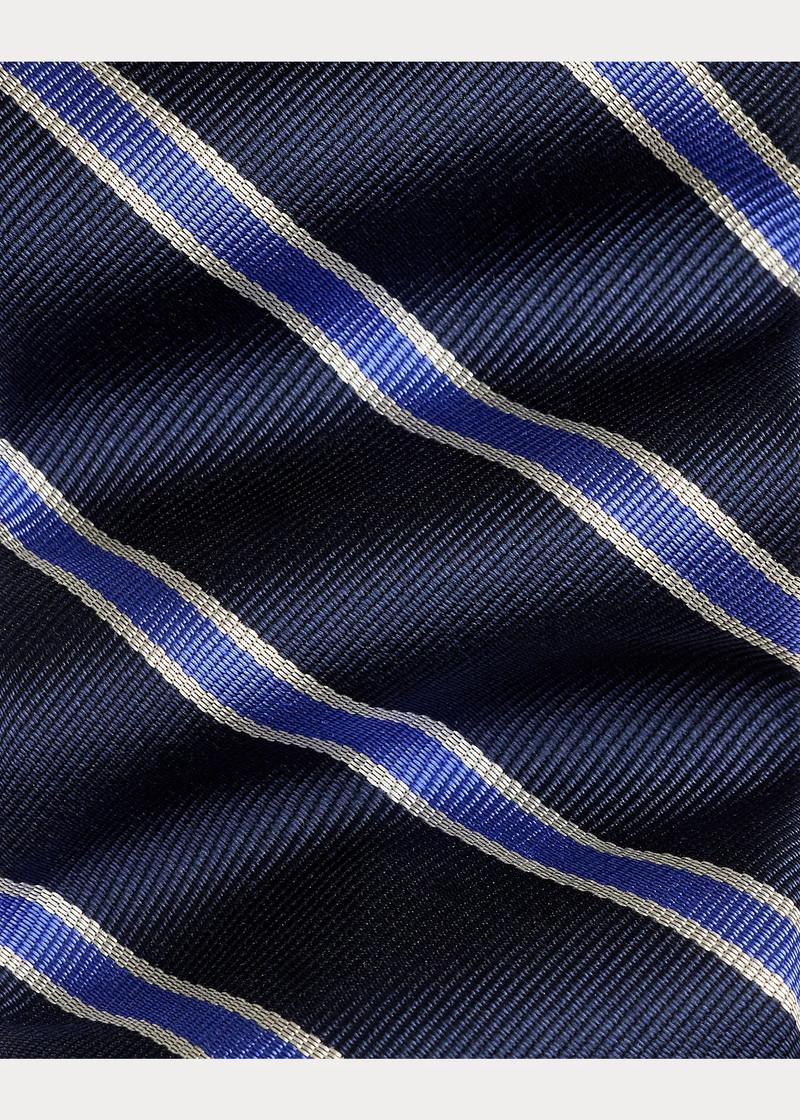 Striped Silk Repp Tie 3