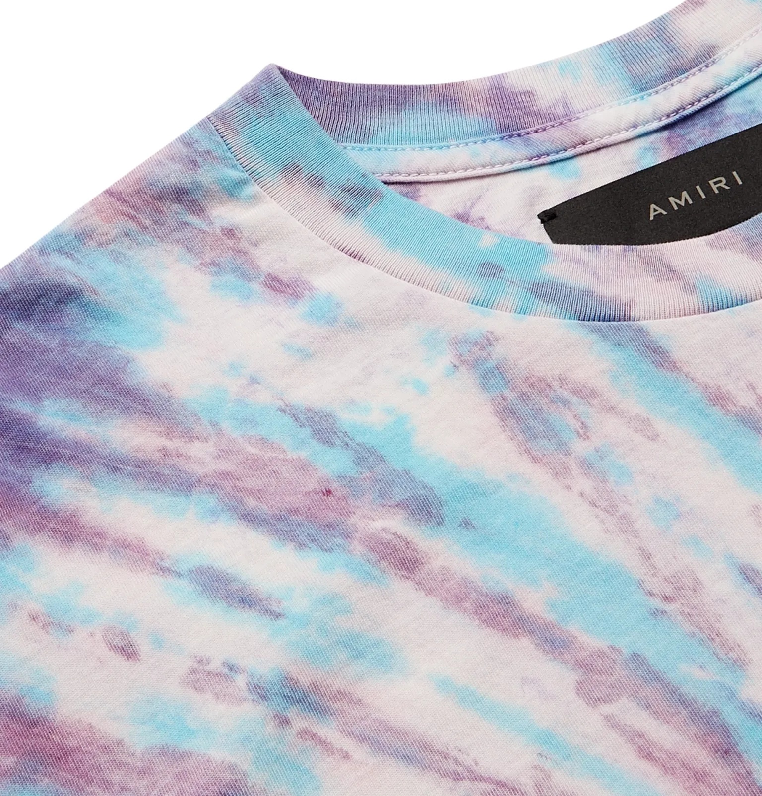 Logo-Print Tie-Dyed Cotton-Jersey T-Shirt - 5