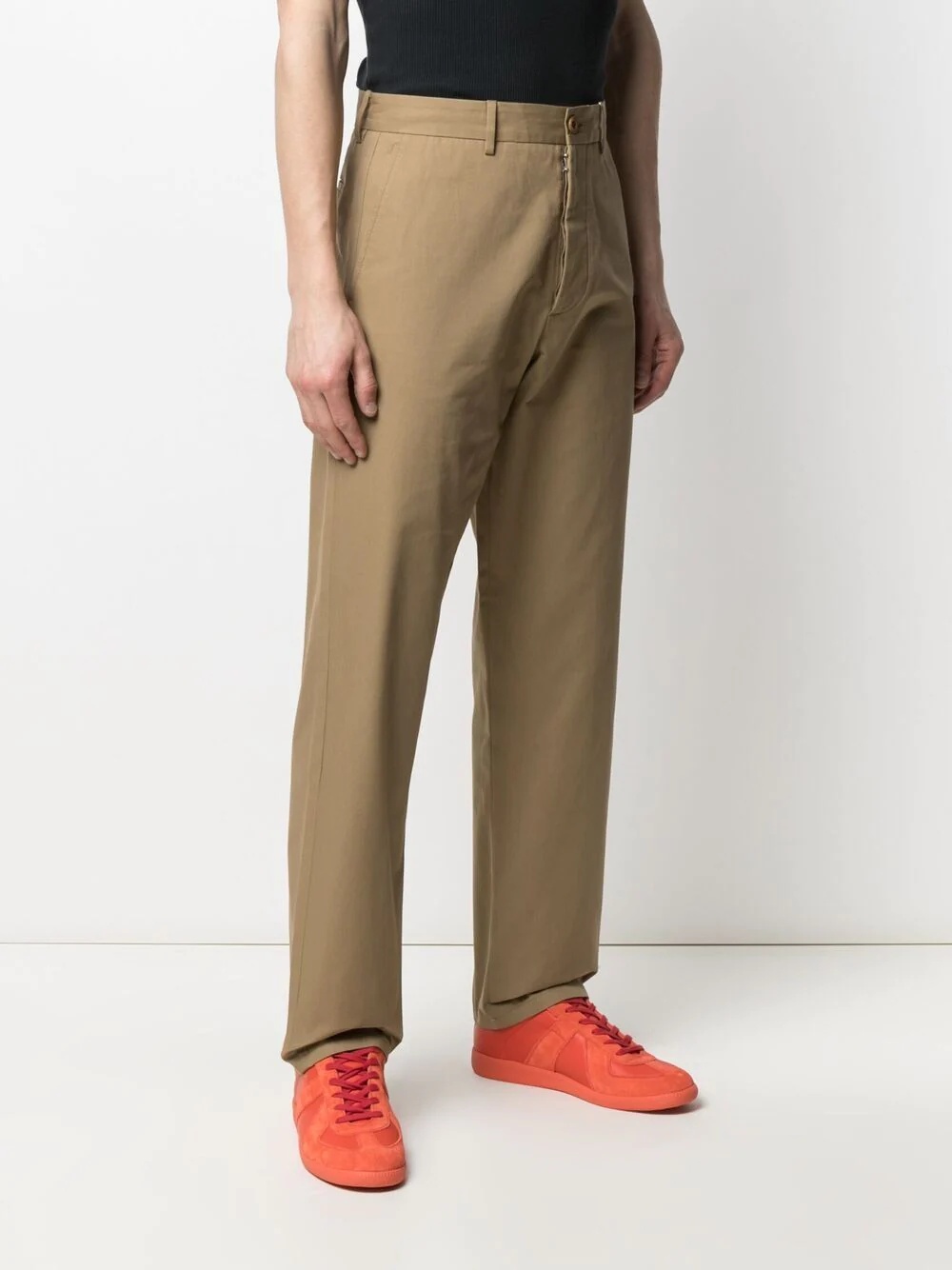 straight-leg cotton chinos - 3