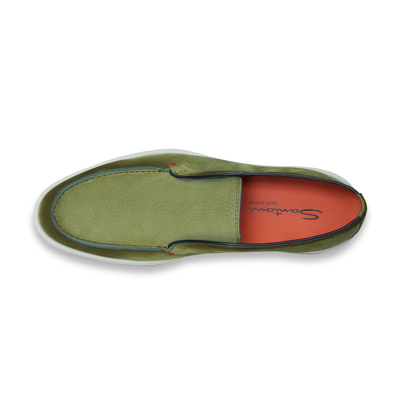 Men's green nubuck desert boot 5