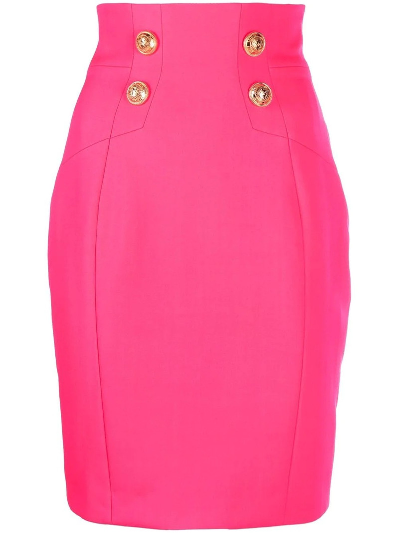 logo-button pencil skirt 1