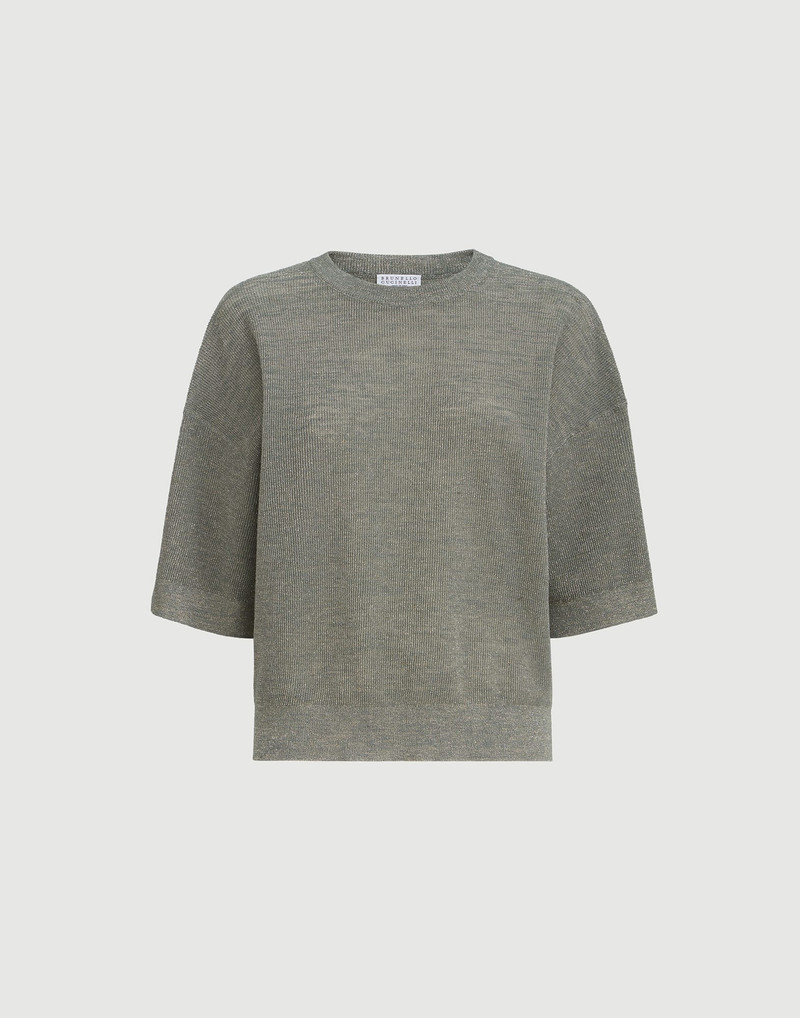 Sparkling linen sweater 1