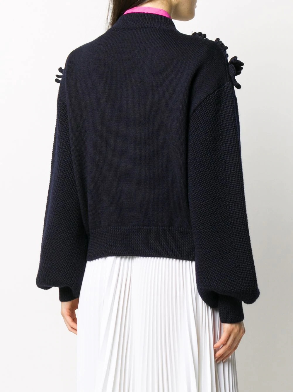 embroidered wool jumper - 4
