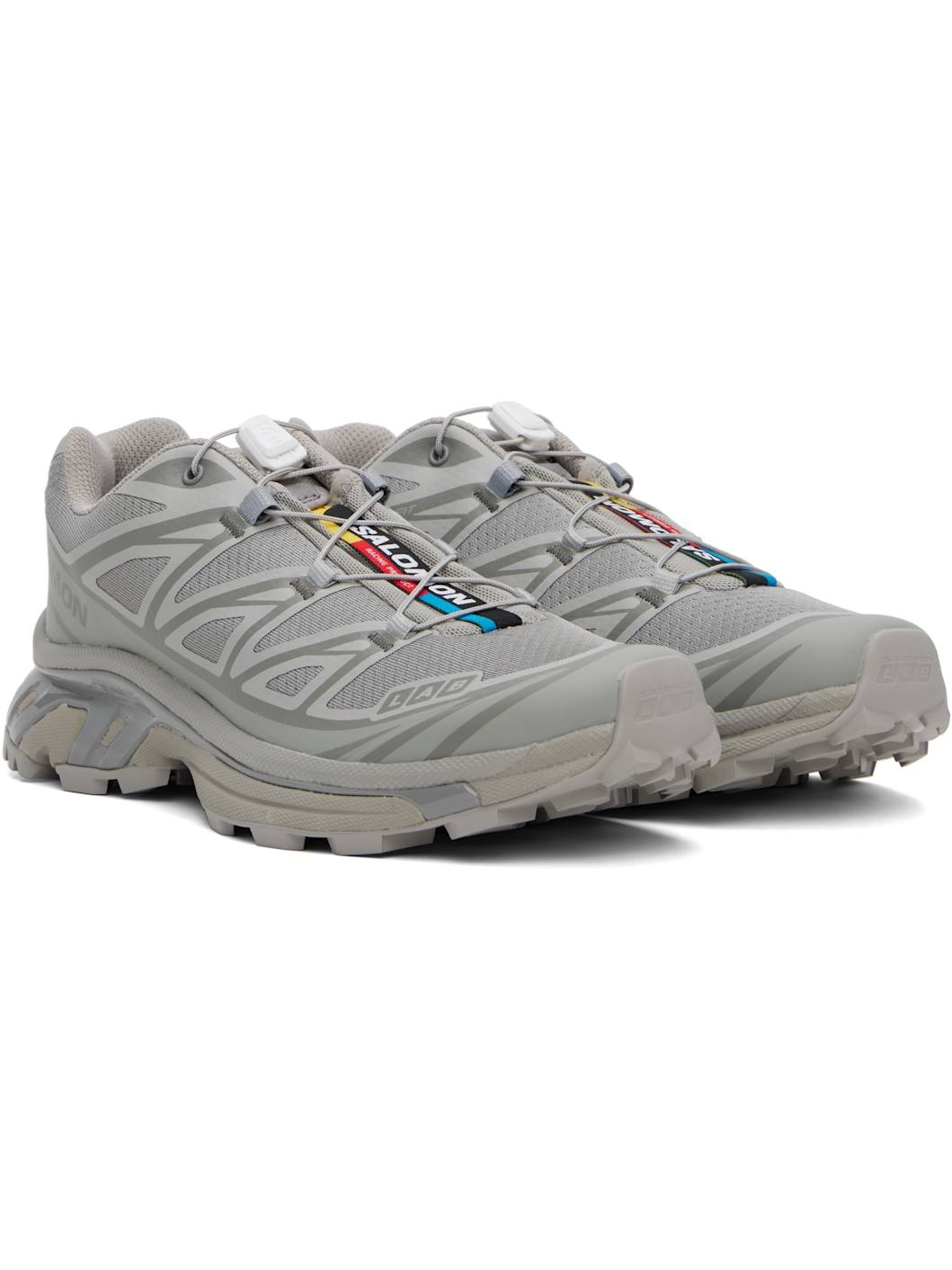 Gray XT-6 Sneakers - 4