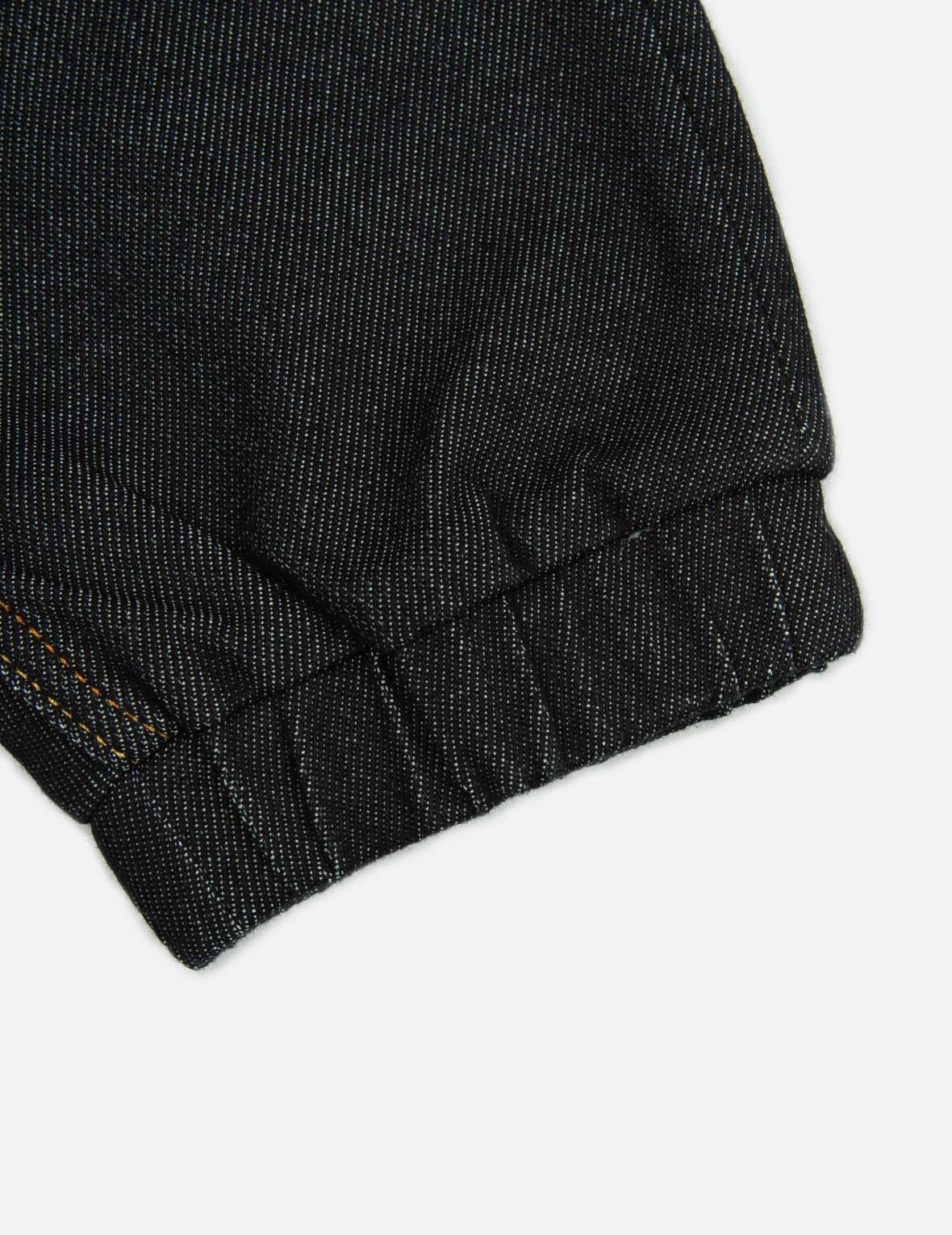 KAMON AND LOGO APPLIQUÉ DENIM JOGGER PANTS - 10