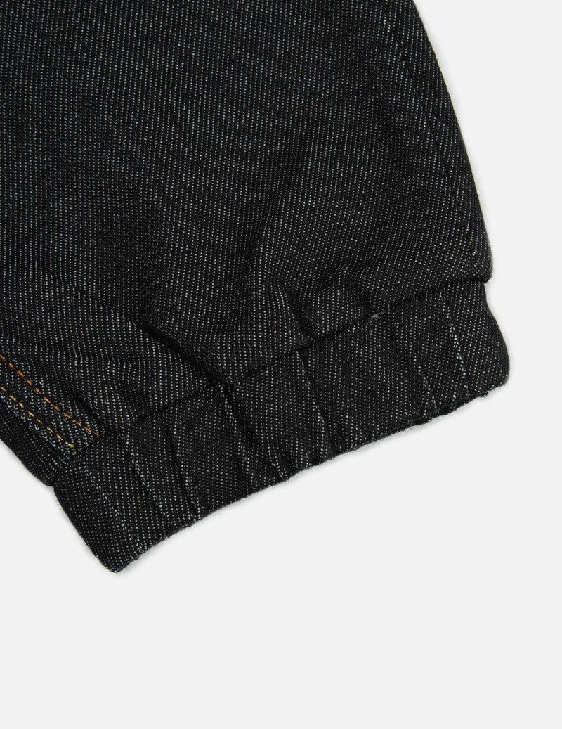 KAMON AND LOGO APPLIQUÉ DENIM JOGGER PANTS 10