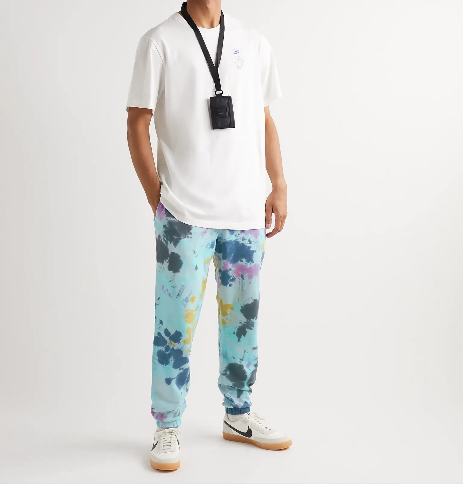 Sportswear Tie-Dyed Loopback Cotton-Blend Jersey Sweatpants - 2