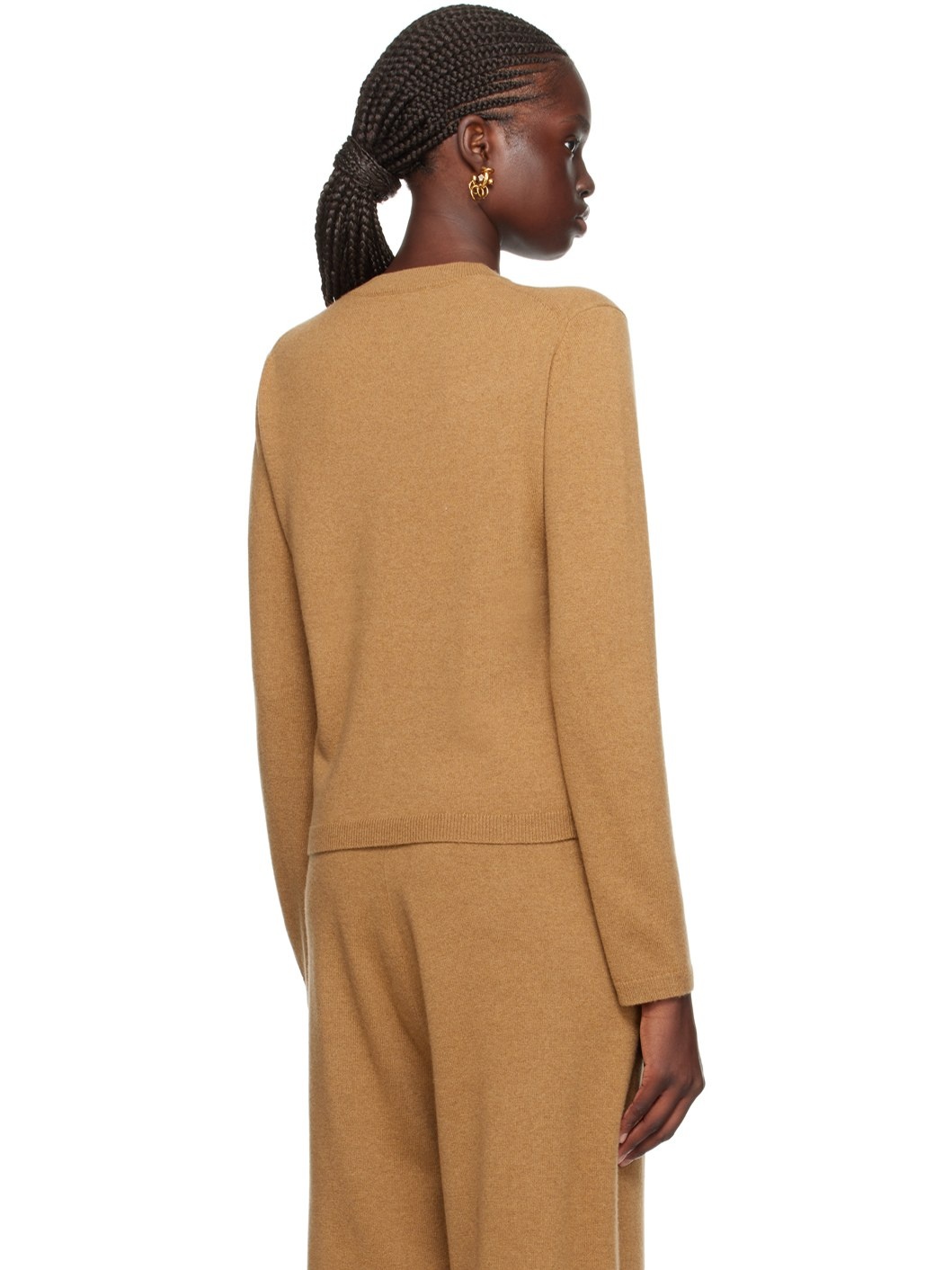 Brown Shrunken Sweater - 3