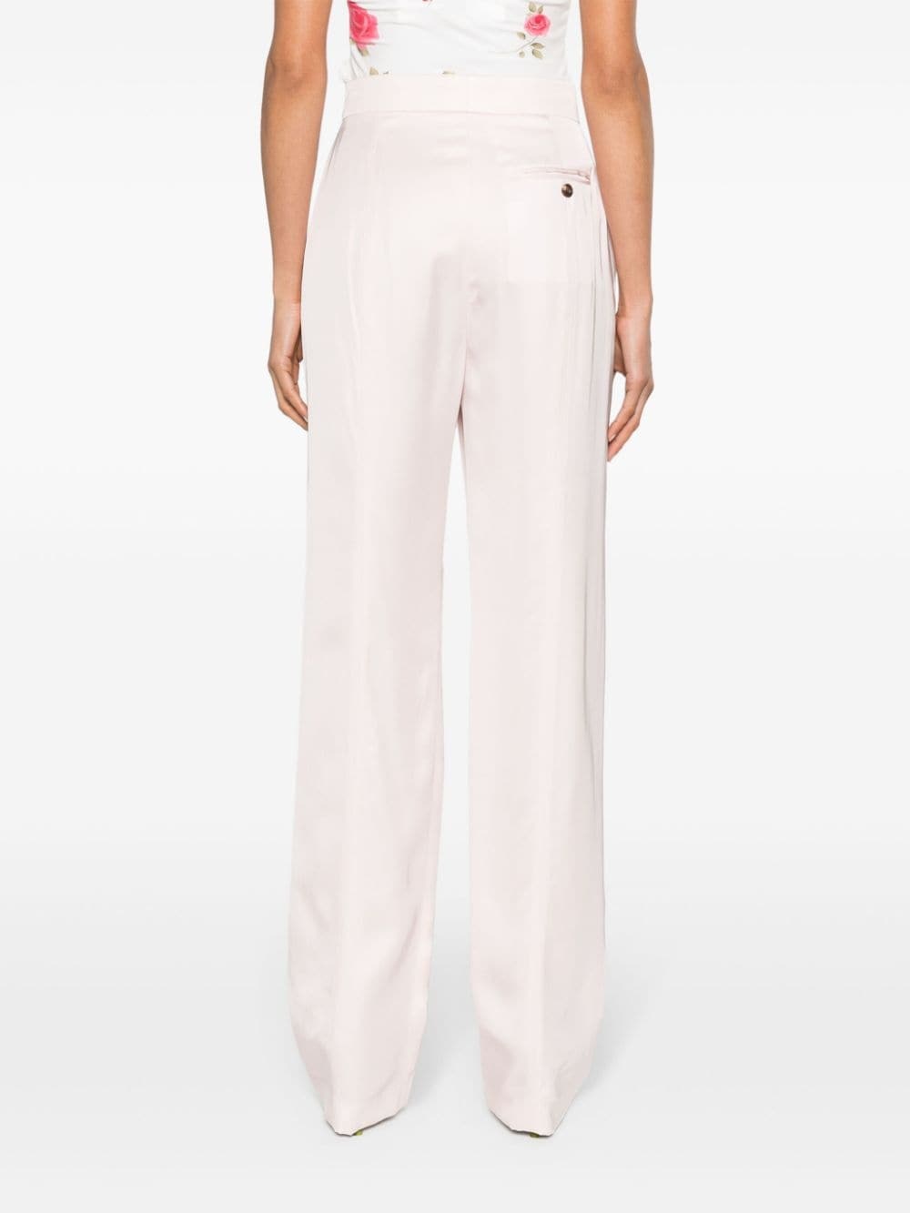 straight-leg tailored trousers - 4