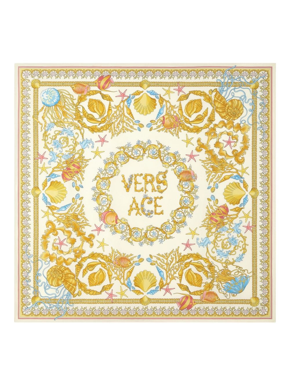 Underwater Barocco patterned scarf - 1
