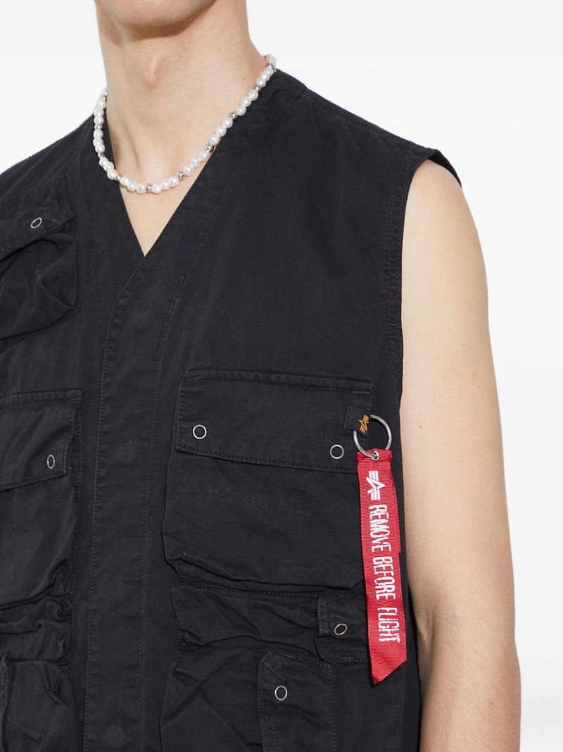 utility-pocket cotton gilet 5