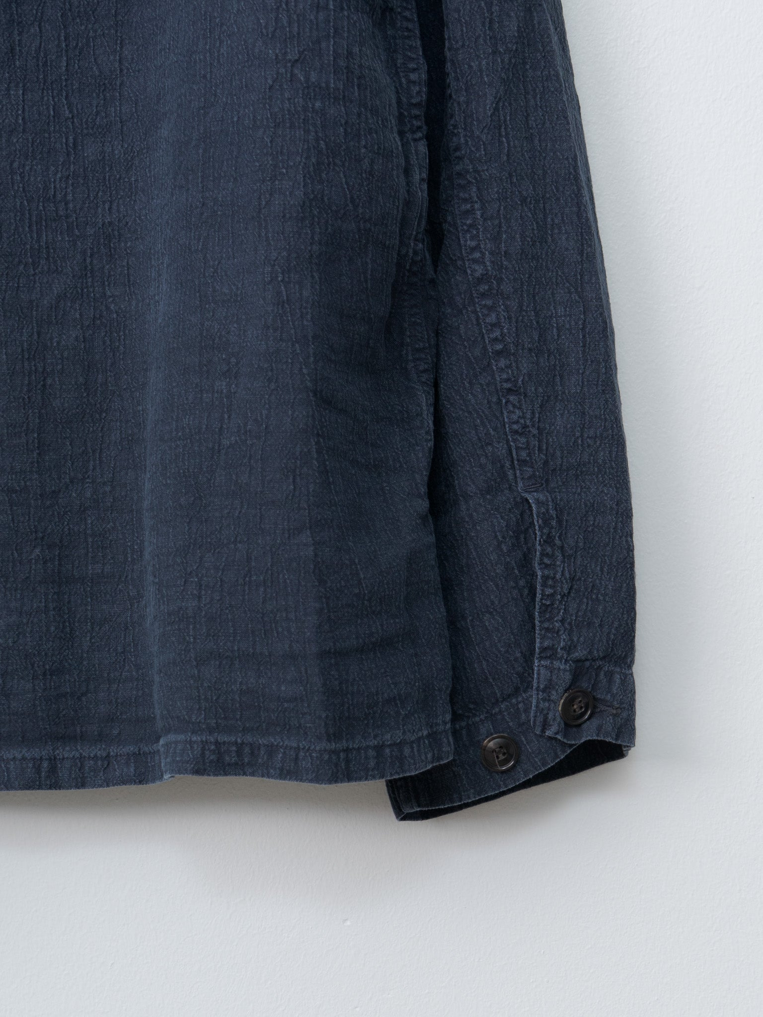 Linen P41 Coverall Jacket - Navy - 11
