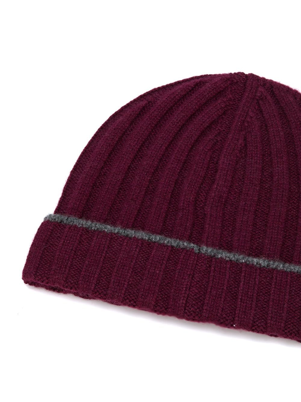 ribbed knit beanie - 2