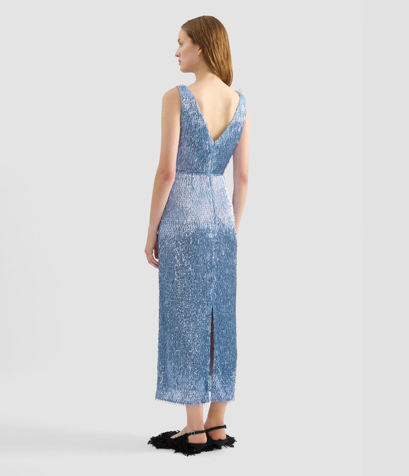BUGLE SEQUIN MIDI DRESS 3