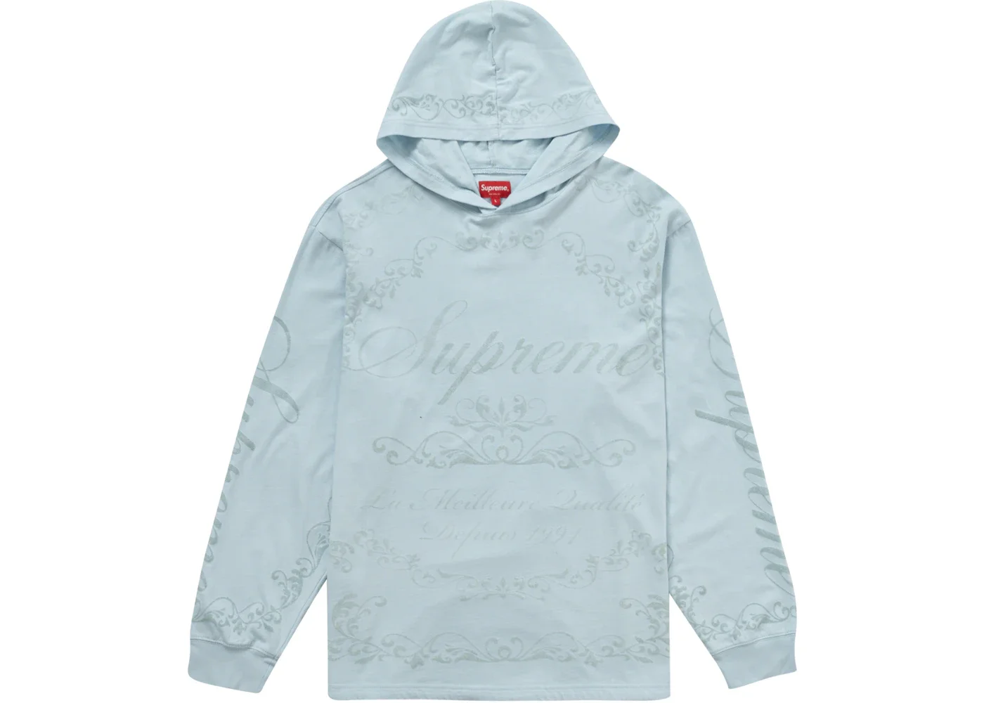 Supreme Celebre Hooded L/S Top Blue - 1