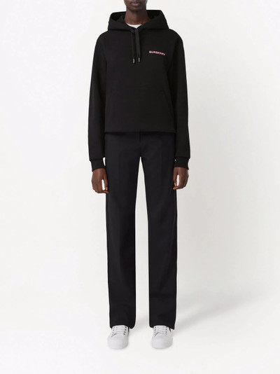 Burberry Coordinates print oversized hoodie outlook