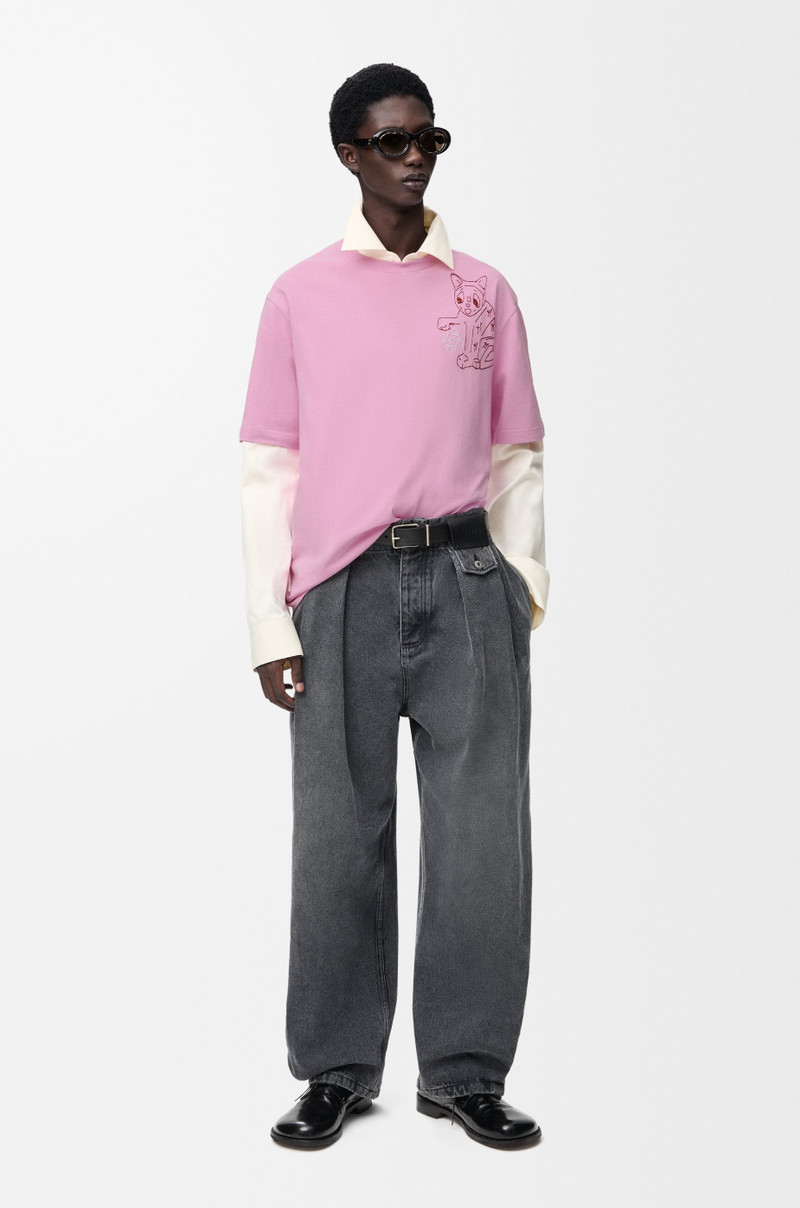 Loewe Loose fit T-shirt in cotton outlook