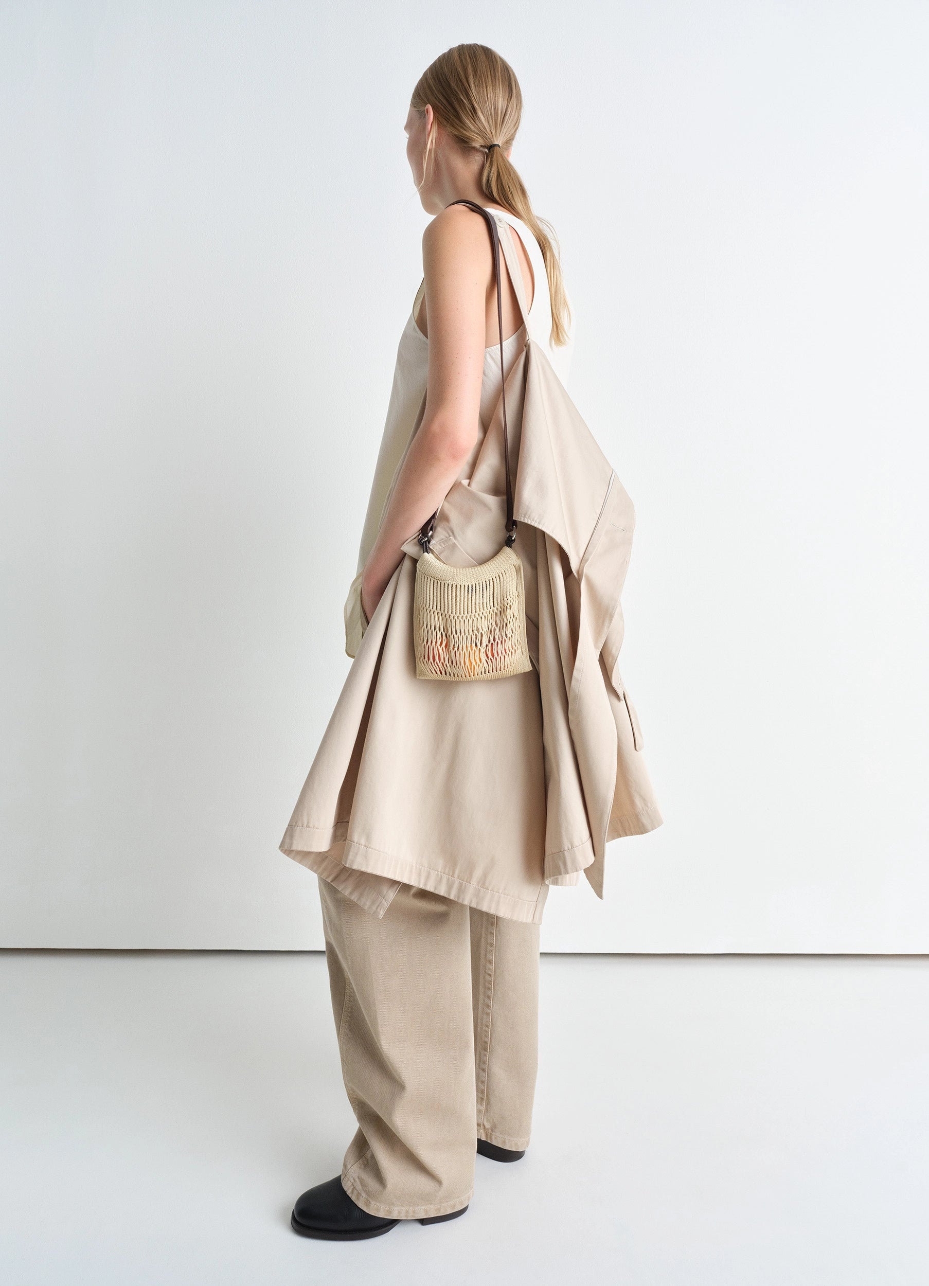 MINI CROSSBODY FILT NET BAG - 2
