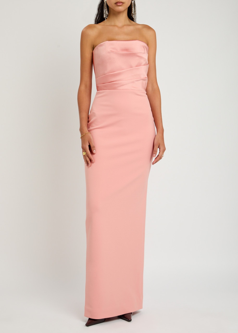 Solace London Afra Strapless Stretch-crepe Gown - 2