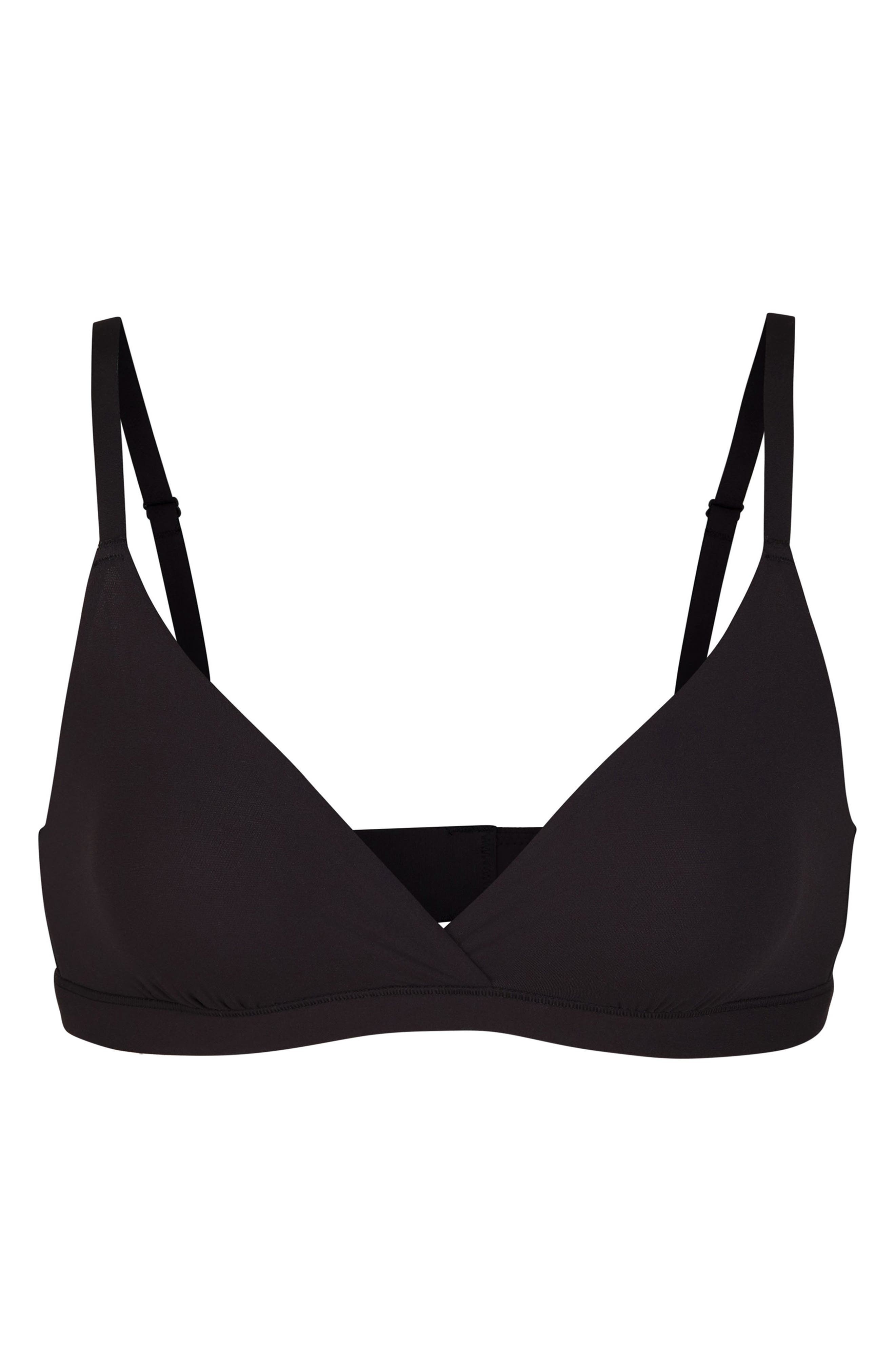 SKIMS Fits Everybody Crossover Bralette in Onyx at Nordstrom - 3