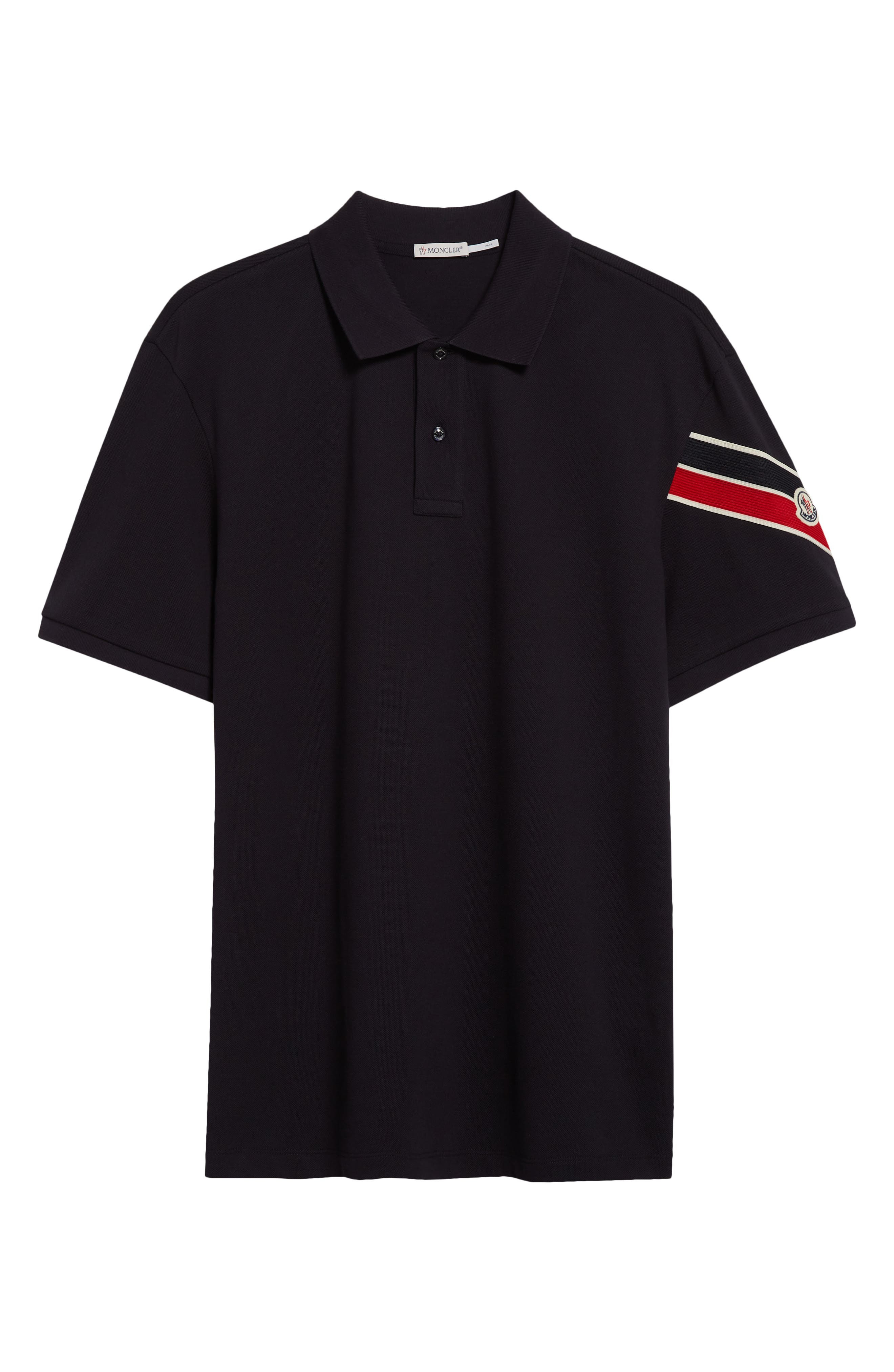Stripe Logo Cotton Polo - 5