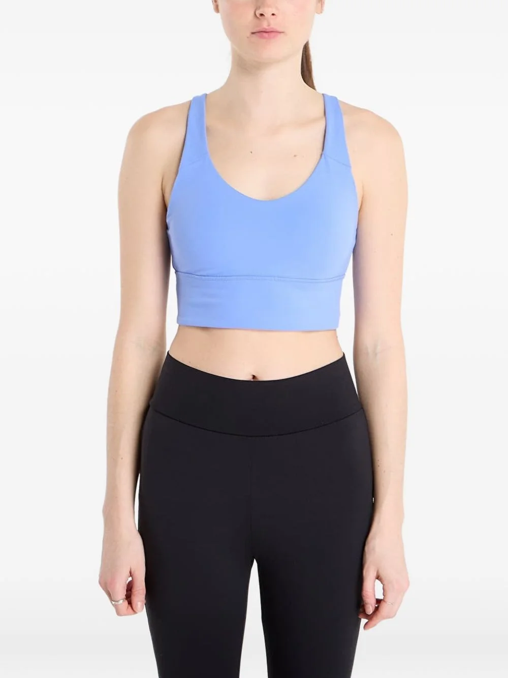 criss-cross back sports bra - 1