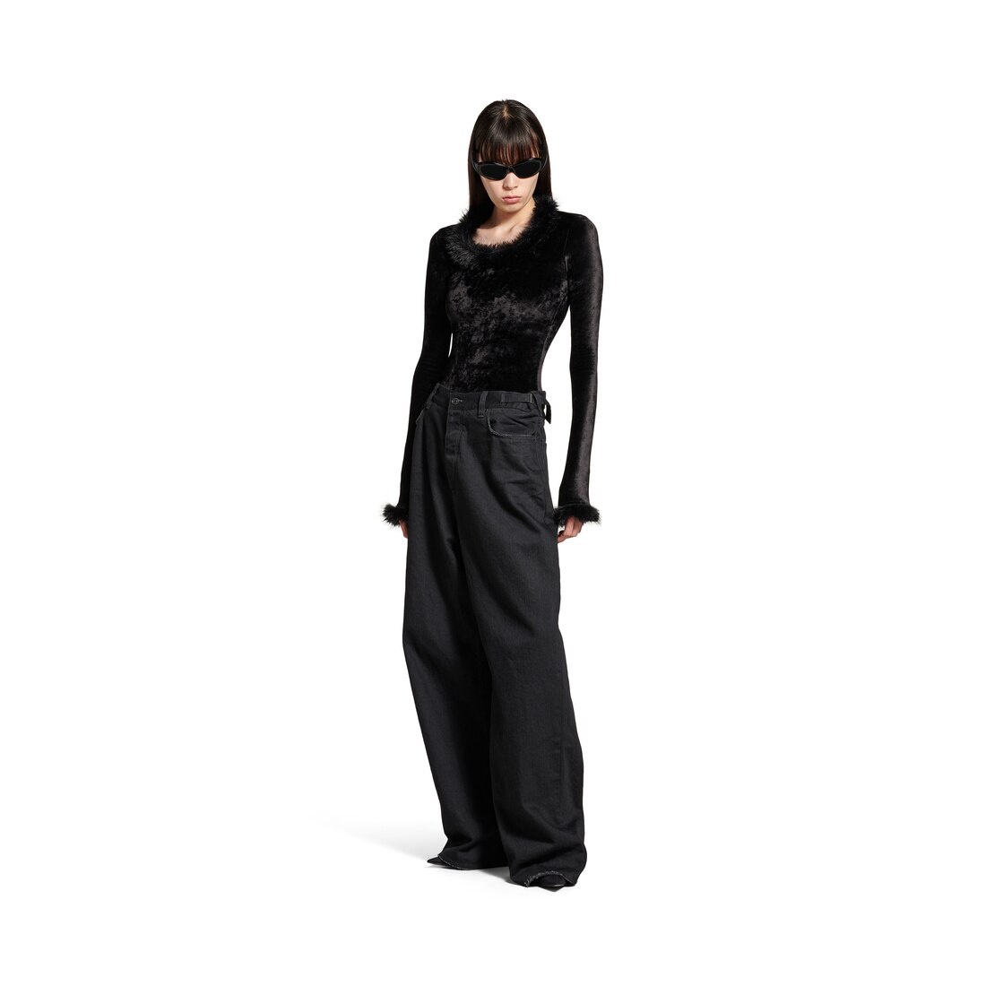 Women's Stretch Top in Black - 2