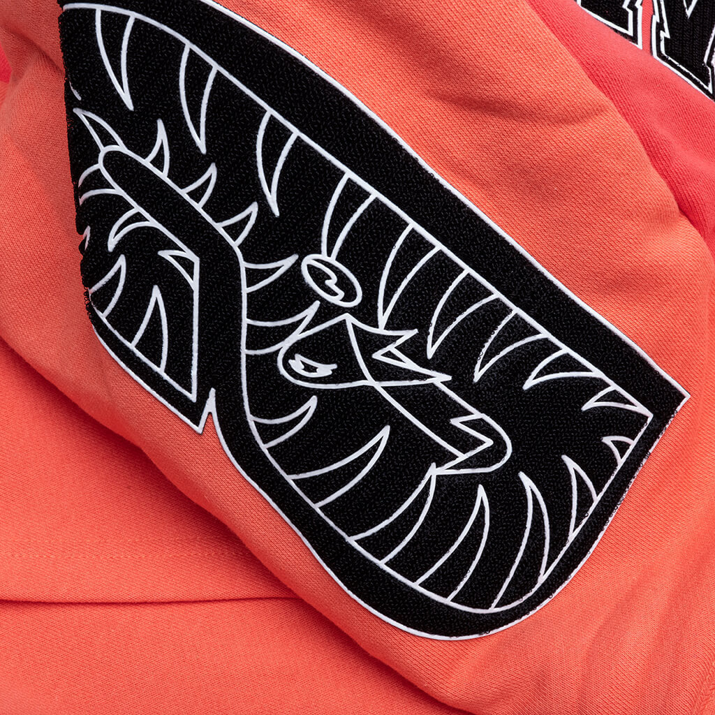 SHARK FULL ZIP HOODIE KOREA - ORANGE - 4