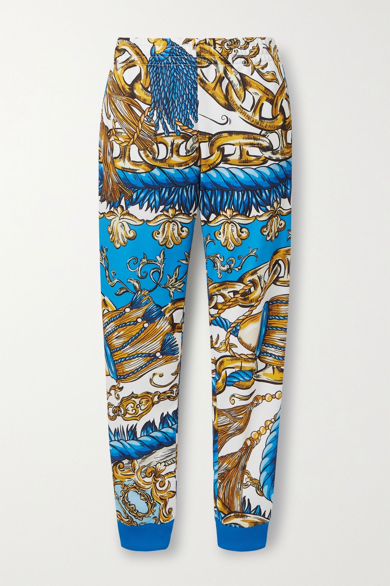 Printed tech-jersey track pants - 1