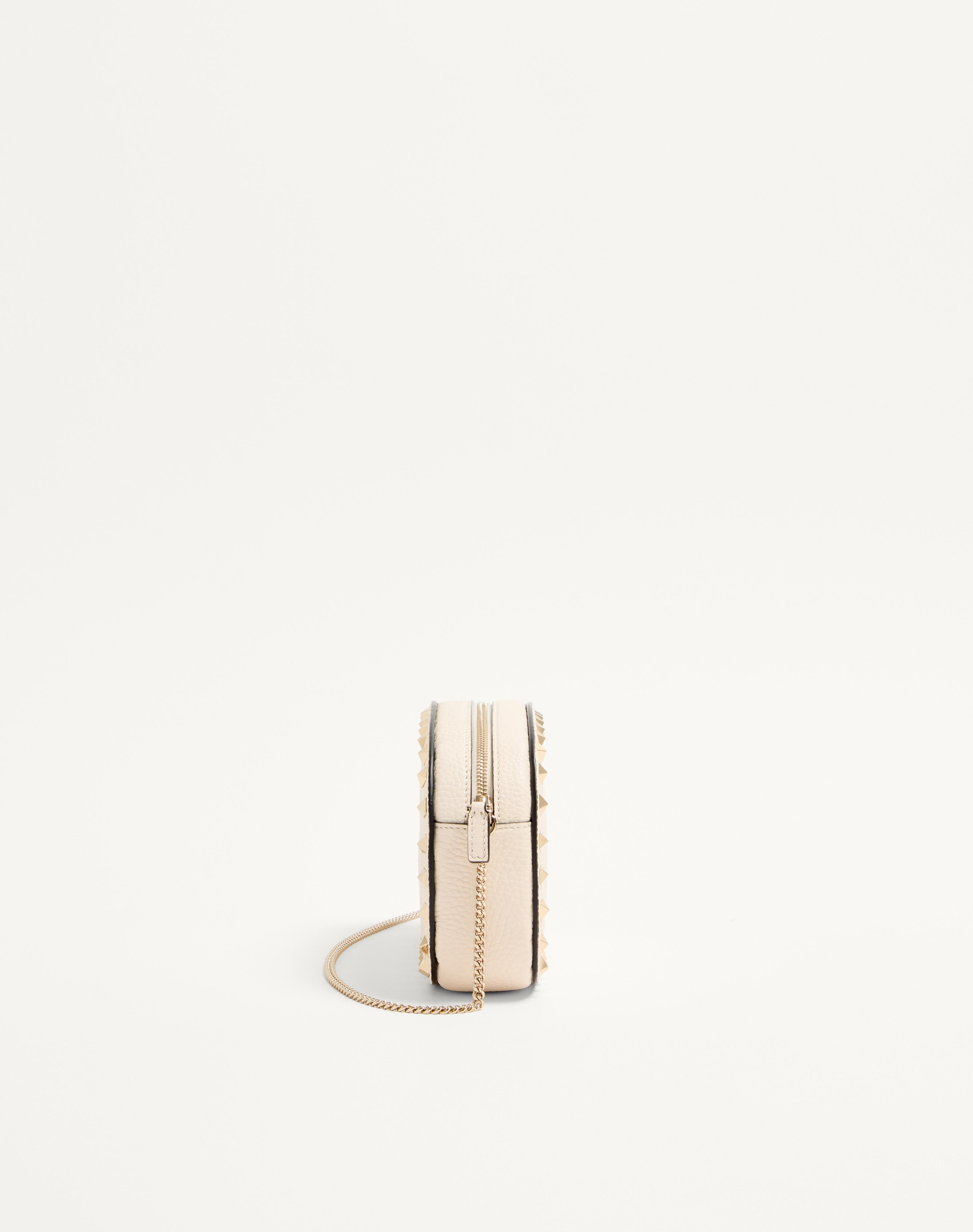 MINI ROCKSTUD CROSSBODY BAG IN GRAINY CALFSKIN - 3