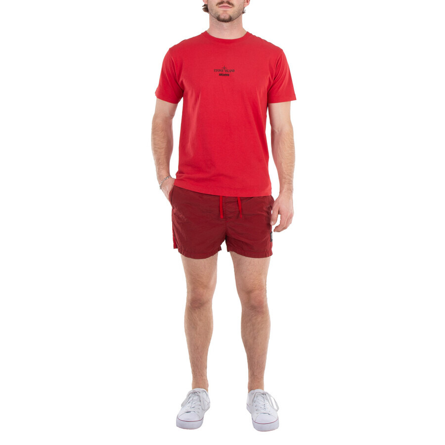 Stone Island Compass Patch Swim Shorts - 6