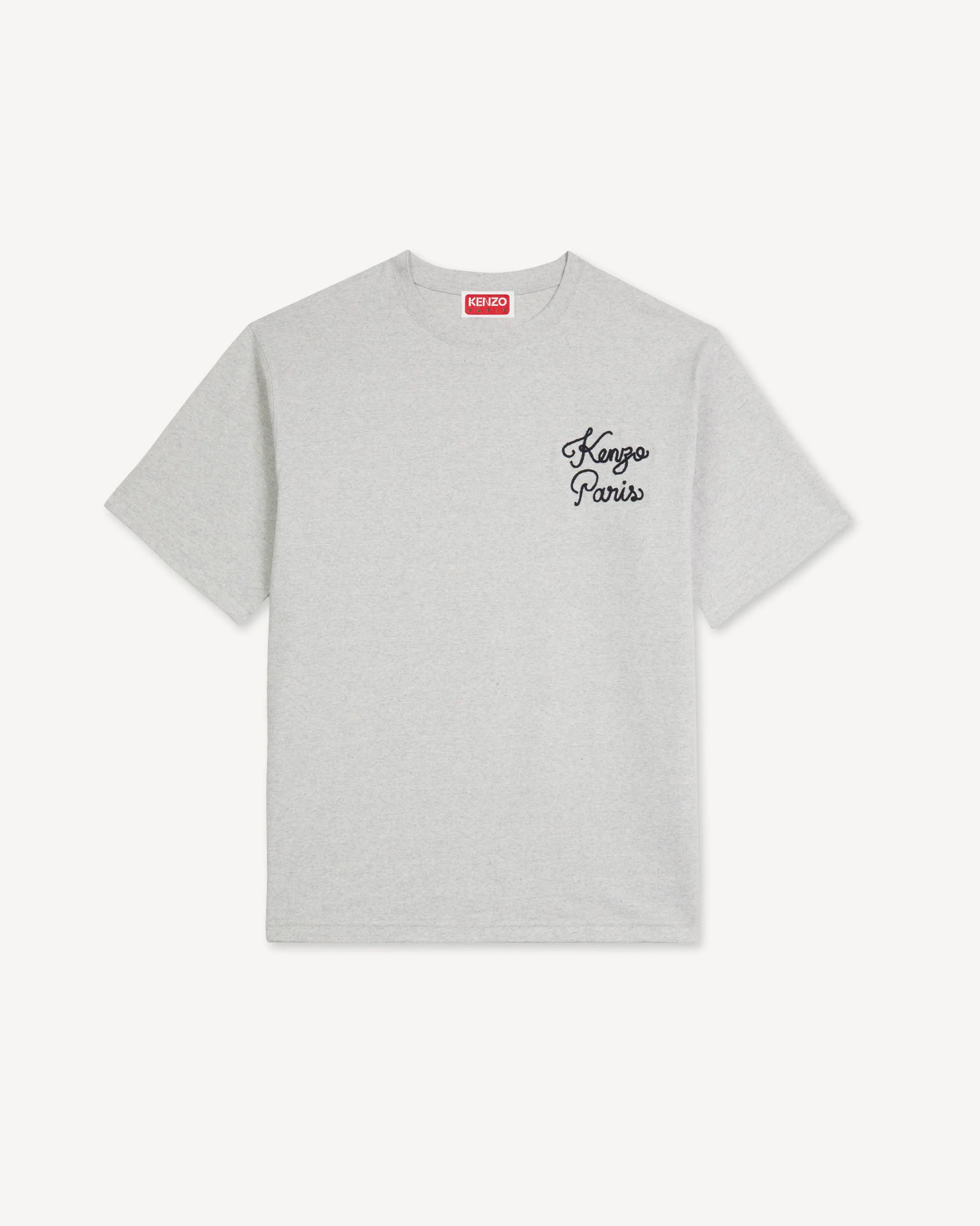 'KENZO Paris Chainstitch' embroidered T-shirt in cotton - 1