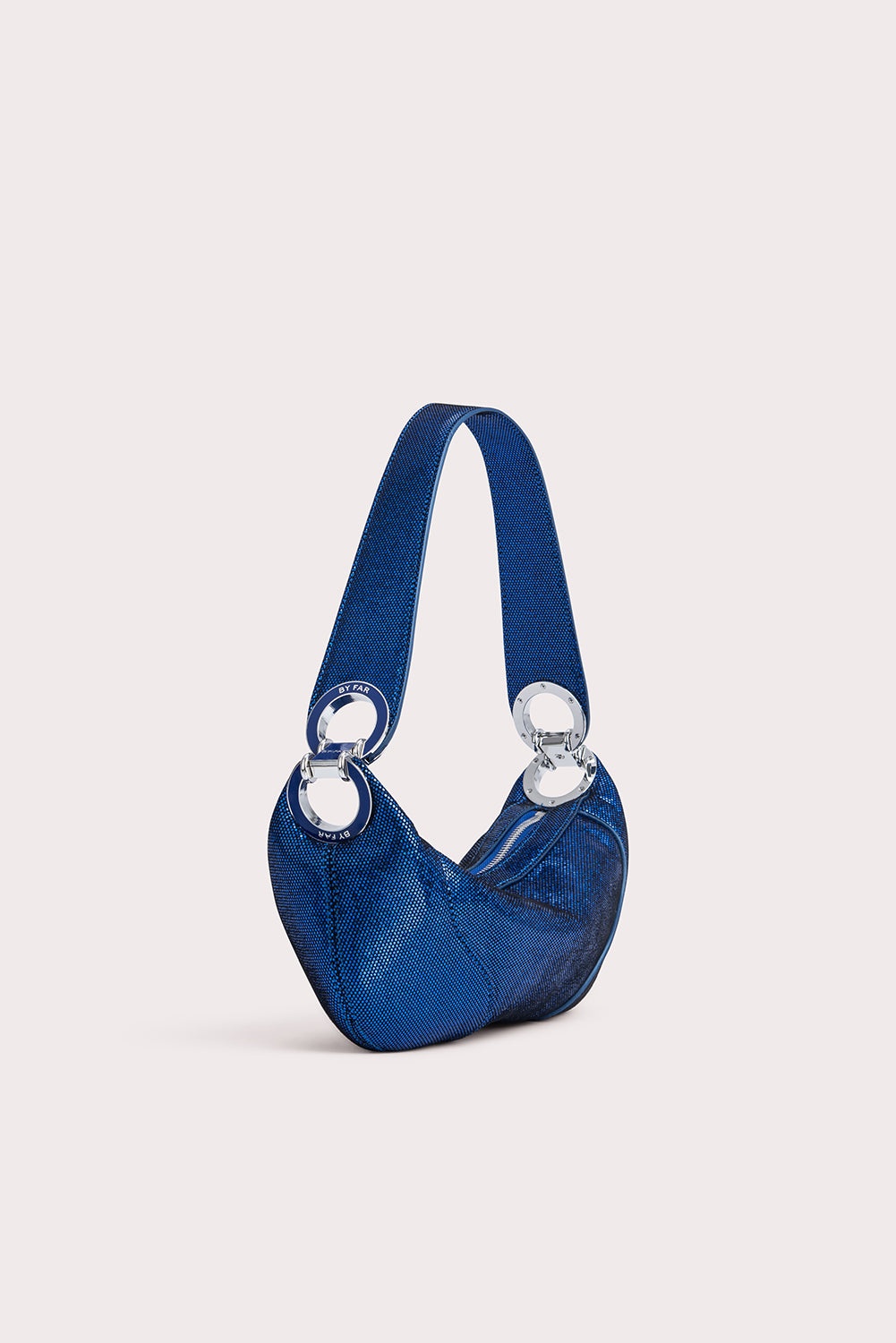 Mini Amira Blue Disco Dot Leather - 2