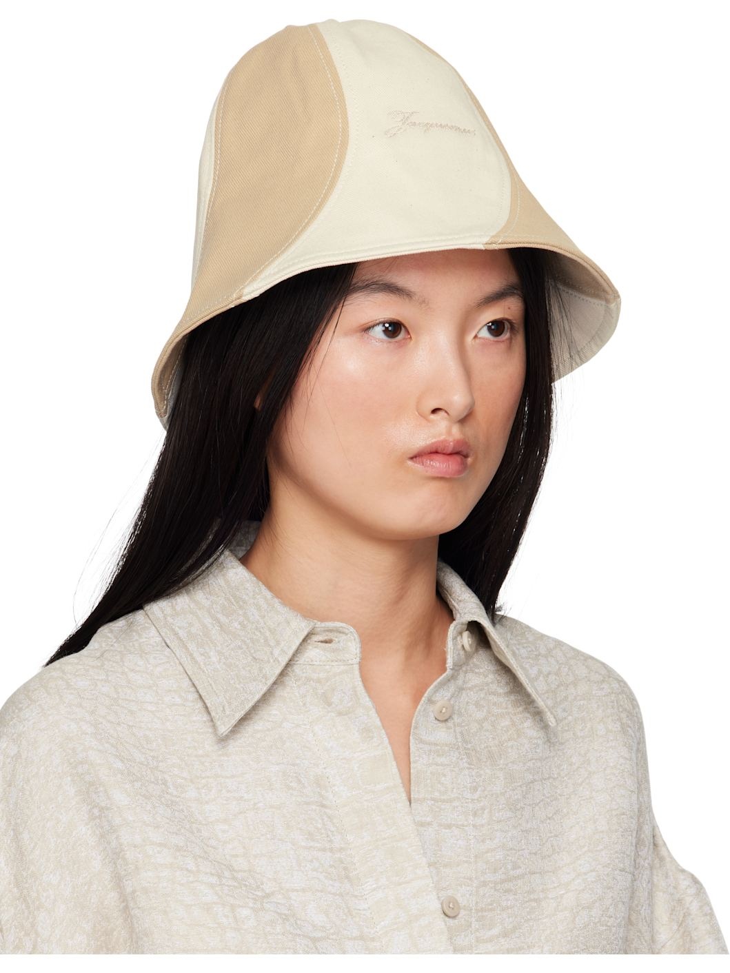 Off-White & Beige La Croisière 'The Gelato' Bucket Hat - 2