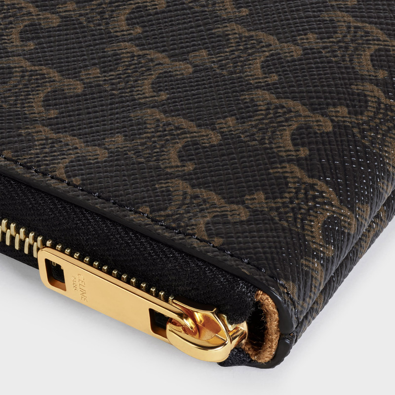 Coin & Card Pouch in Triomphe Canvas 4
