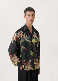 Lemaire PYJAMA SHIRT TROPICAL DRY SILK | REVERSIBLE