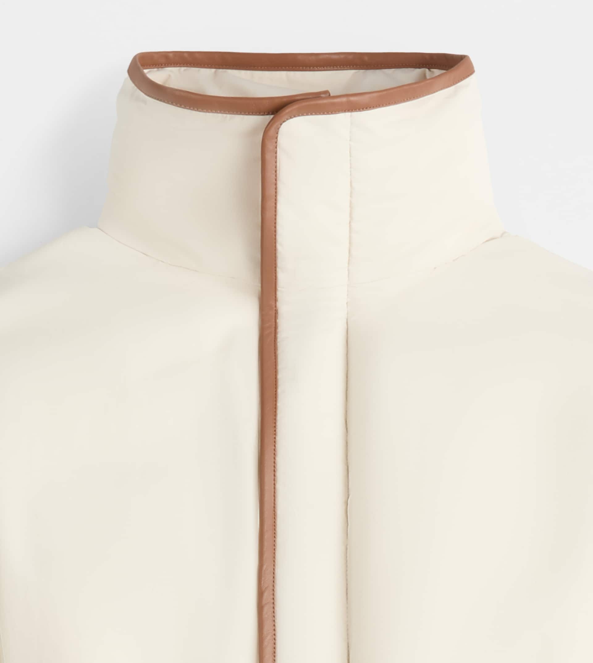 JACKET WITH LEATHER INSERTS - GREY - 3